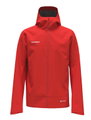 Mammut Hardshell-Wanderjacke Crater Light HS Hooded (wasserdicht, atmungsaktiv) rot Herren