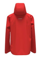 Mammut Hardshell-Wanderjacke Crater Light HS Hooded (wasserdicht, atmungsaktiv) rot Herren