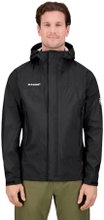 Mammut Hardshell Hiking Jacket Microlayer 2.0 HS Hooded (2.5-layer, breathable) black men's