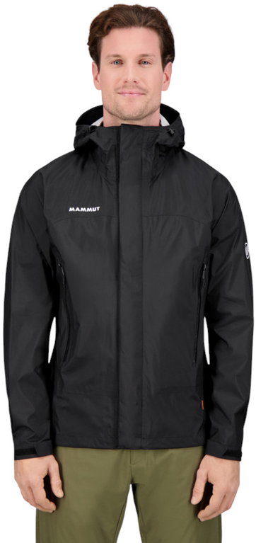 Mammut Hardshell-Wanderjacke Microlayer 2.0 HS Hooded (2.5-Lagen, atmungsaktiv) schwarz Herren