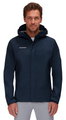 Mammut Hardshell-Wanderjacke Microlayer 2.0 HS Hooded (2.5-Lagen, atmungsaktiv) navyblau Herren