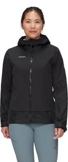 Mammut Hardshell-Wanderjacke Ducan Guide HS Hooded (leicht, wasserdicht, 3-Lagen-Laminat) schwarz Damen