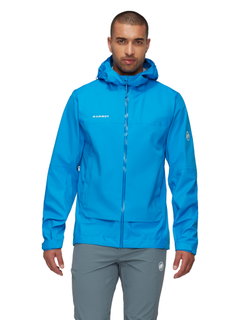 Mammut Hardshell-Wanderjacke Ducan Guide HS Hooded (leicht, wasserdicht, 3-Lagen-Laminat) glacier blau Herren
