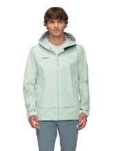 Mammut Hardshell-Wanderjacke Ducan Guide HS Hooded (leicht, wasserdicht, 3-Lagen-Laminat) mint Herren