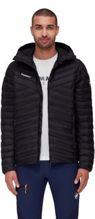 Mammut Isolations-Winterjacke Albula Insulated Hooded (Kapuze, sehr leicht, PFC-frei) schwarz Herren