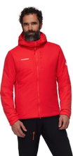 Mammut Isolationsjacke Rime Flex Insulated Hooded (windabweisend, wasserabweisend) rot Herren