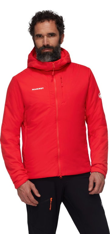 Mammut Rime Flex Insulated Hooded Jacket (windproof, water-repellent) red men's