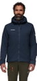 Mammut Isolationsjacke Rime Flex Insulated Hooded (windabweisend, wasserabweisend) marineblau Herren