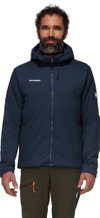 Mammut Rime Flex Insulated Hooded Jacket (windproof, water-repellent) navy blue men's