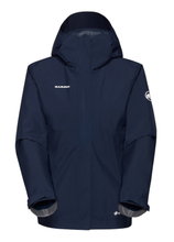 Mammut Hardshell-Wanderjacke Treeline Light HS Hooded (leicht, wasserdicht) marineblau Damen