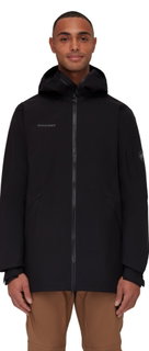 Mammut Rain Jacket Seon Pac Hardshell with Hood 2024 (waterproof and windproof) black men's