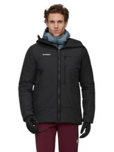 Mammut Isolations-Winterjacke Rime Pro Belay Insulated Hooded (Bergsteigen, warm) schwarz Herren