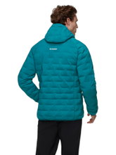 Mammut Isolations-Winterjacke Sander Insulated Hooded (wärmend dank Kunstfaserfüllung) tealblau Herren