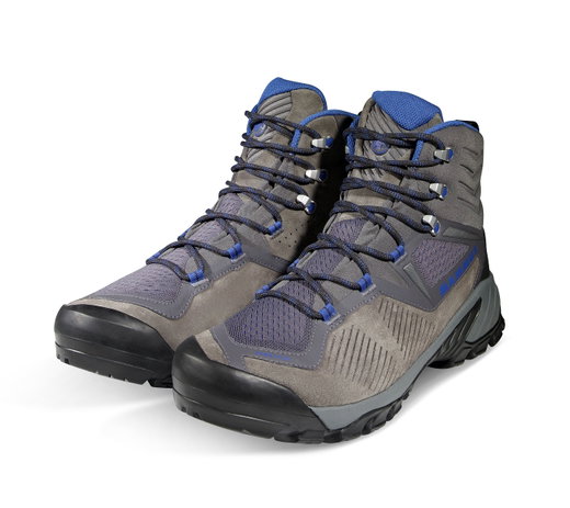 Mammut Buty trekkingowe Sapuen High GTX (zamsz, wodoodporne) szary tytanowy męskie