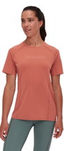 Mammut Hiking Shirt Selun FL Logo (elastic, quick-drying) brick red Women