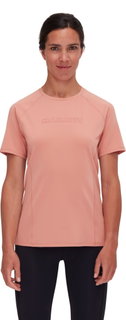 Mammut Wander-Shirt Selun FL Logo (elastisch, schnelltrocknend) rosa Damen