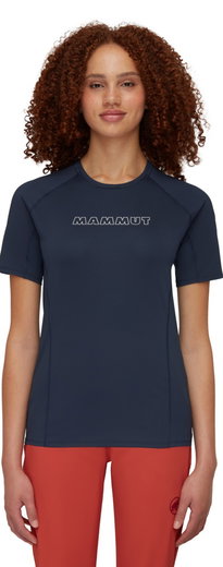 Mammut Hiking Shirt Selun FL Logo (elastic, quick-drying) navy blue Women