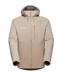 Mammoth All-Season Softshell Jacket Ultimate Comfort SO Hooded (windproof) beige-brown Men