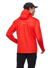 Mammut Ganzjahres-Softshelljacke Ultimate VIII SO Hooded (3-Lagen, winddicht) rot/schwarz Herren