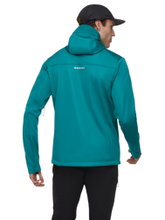 Mammut Ganzjahres-Softshelljacke Ultimate VIII SO Hooded (3-Lagen, winddicht) tealblau/schwarz Herren