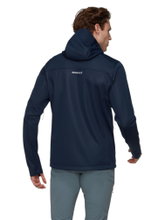 Mammut Ganzjahres-Softshelljacke Ultimate VIII SO Hooded (3-Lagen, winddicht) marineblau Herren