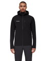 Mammut Softshell-Wanderjacke Ultimate Comfort SO Hooded (4‑Wege-Stretch, winddicht) schwarz Herren