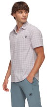 Mammut Lenni Short Sleeve Hiking Shirt 2025 (with Chest Pocket) Purple/Violet Men's
