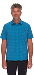 Mammut Hiking Shirt Lenni Short Sleeve 2024 (with Chest Pocket) deep blue/marine blue Men