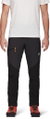 Mammut Hiking Trousers Pant Courmayeur Softshell (breathable, windproof) long black Men