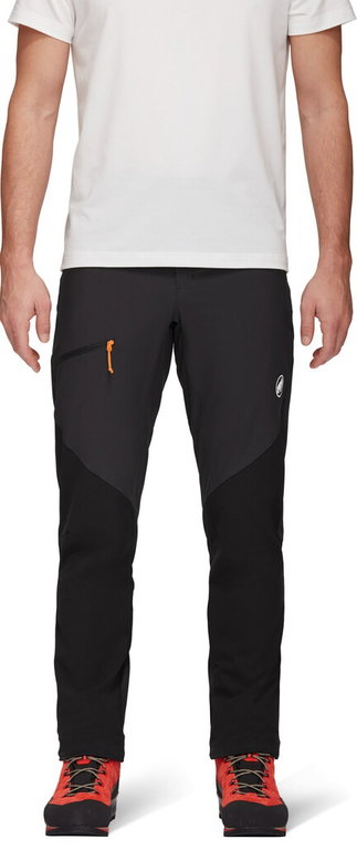 Mammut Wanderhose Pant Courmayeur Softshell (atmungsaktiv, windabweisend) lang schwarz Herren
