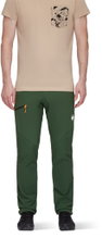 Mammut Hiking Trousers Pant Courmayeur Softshell (breathable, windproof) long dark green Men