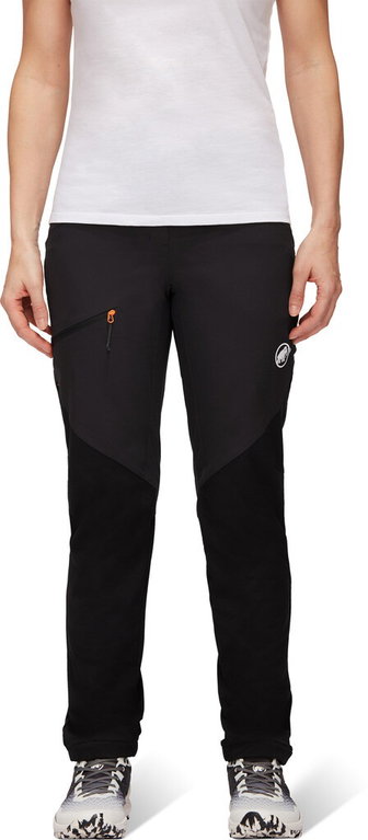 Mammut Wanderhose Pant Courmayeur Softshell (atmungsaktiv, windabweisend) lang schwarz Damen