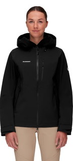 Mammut Wanderjacke Alto Guide Hardshell Hooded (atmungsaktiv, wasserdicht, PFC-frei) schwarz Damen
