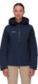 Mammut Wanderjacke Alto Guide Hardshell Hooded (atmungsaktiv, wasserdicht, PFC-frei) marineblau Damen