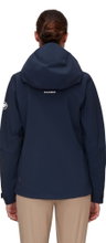 Mammut Wanderjacke Alto Guide Hardshell Hooded (atmungsaktiv, wasserdicht, PFC-frei) marineblau Damen