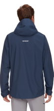 Mammut Kurtka wędrówkowa Alto Light Hardshell z kapturem (lekka, wodoodporna, bez PFC) granatowa męska