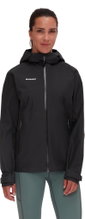 Mammut Wanderjacke Alto Light Hardshell Hooded (leicht, wasserdicht, PFC-frei) schwarz Damen