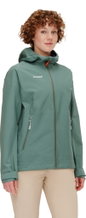 Mammut Hiking Jacket Alto Light Hardshell Hooded (lightweight, waterproof, PFC-free) jade green Women