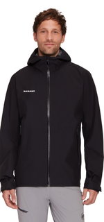 Mammut Wanderjacke Alto Light Hardshell Hooded (leicht, wasserdicht, PFC-frei) schwarz Herren