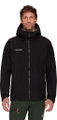 Mammut Ganzjahres-Wanderjacke Crater IV Hardshell Hooded (3-Lagen, wasserdicht, strapazierfähig) schwarz Herren