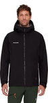 Mammut Ganzjahres-Wanderjacke Crater IV Hardshell Hooded (3-Lagen, wasserdicht, strapazierfähig) schwarz Herren