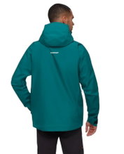 Mammut All-Season Hiking Jacket Crater IV Hardshell Hooded (3-Layer, Waterproof, Durable) teal green Men's