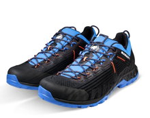 Mammut Wanderschuhe Alnasca Knit III Low GTX (Zustieg, atmungsaktiv, wasserdicht) schwarz/blau Herren