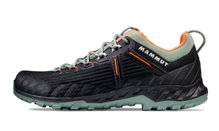 Mammut Wanderschuhe Alnasca Knit III Low (Zustieg, atmungsaktiv) schwarz/jadegrün Herren