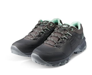 Mammut Wanderschuhe Nova Low IV GTX (All-Terrain, Nubukleder, wasserdicht) dunkelgrau Damen