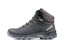 Mammut Wanderschuhe Nova Mid IV GTX (All-Terrain, Nubukleder, wasserdicht) dunkelgrau/jadegrün Damen