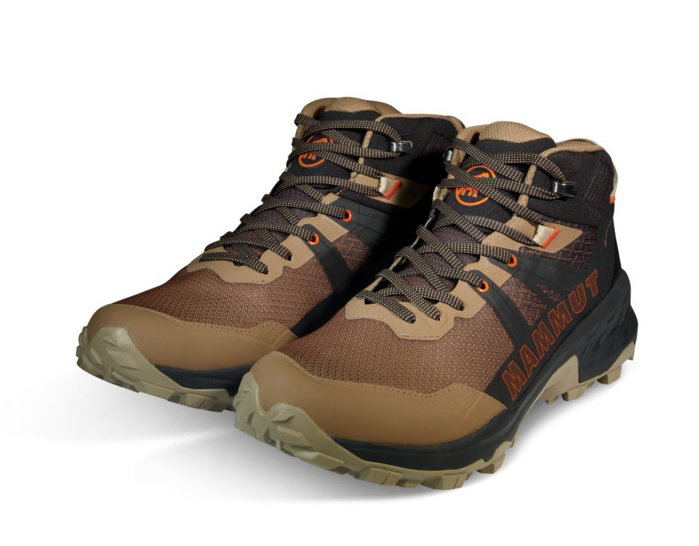Mammut Hiking Shoes Sertig II Mid GTX (Trail, Multifunction, waterproof) black/sand brown Men's