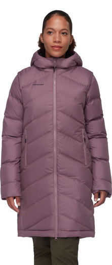 Mammut Winter-Daunenparka Fedoz Insulated Hooded (wind- und wasserabweisend) violett Damen
