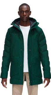 Mammut Winter-Parka Photics Hardshell Thermo (lasergeschweisst, wasserdicht, Daunenjacke) blaugrün Herren