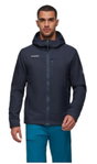 Mammut Wander Insulation Jacket Rime IN Hooded (lightweight, optimal thermal performance) navy blue men's